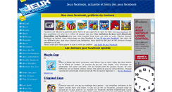 Desktop Screenshot of jeuxfacebook.lesjeuxweb.com